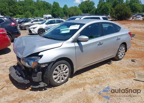 2017 Nissan Sentra Sv из США, поврежденный, VIN 3N1AB7AP7HY280670